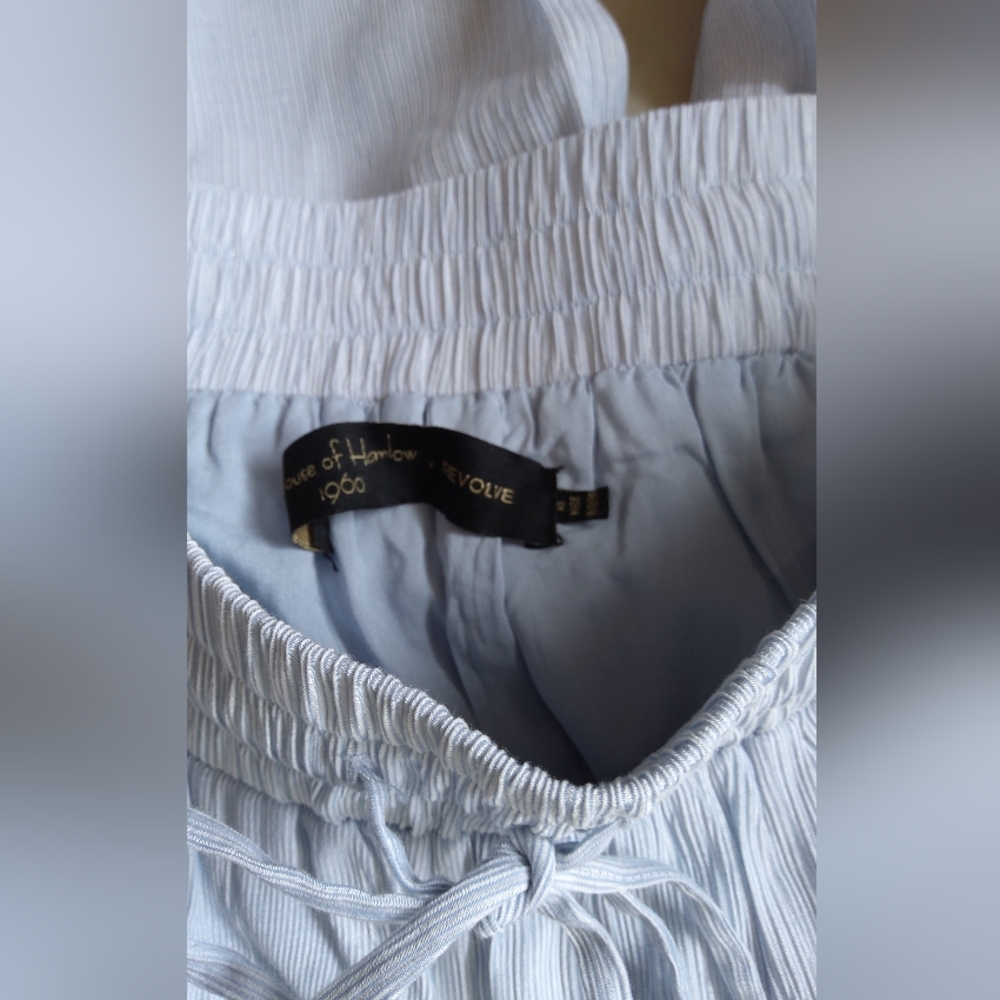 House of Harlow 1960  Revolve blue white striped pants - Picture 3 of 8